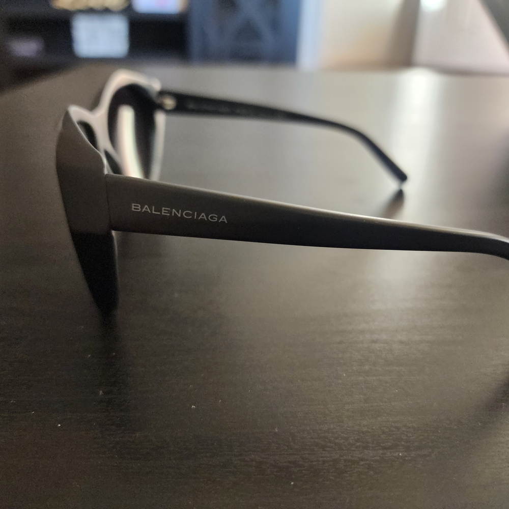 Balenciaga Matte Black Eyewear